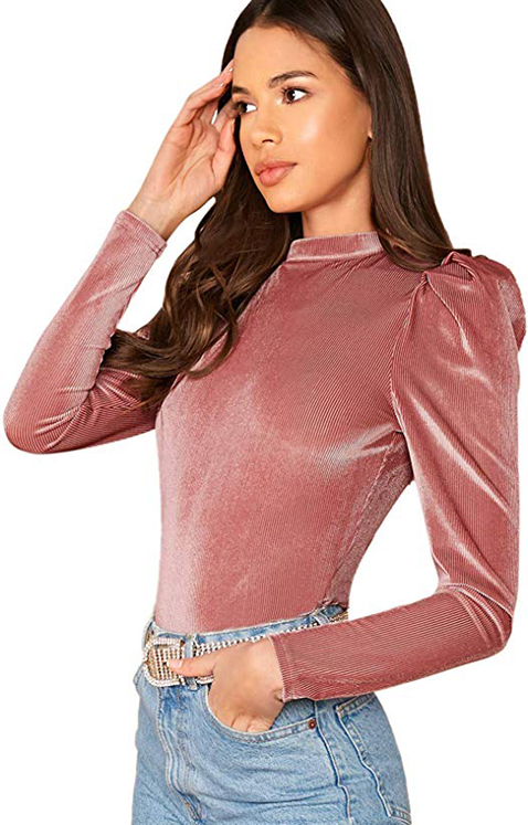 Pink Velvet Shirt