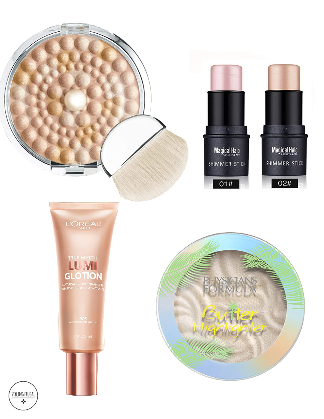 Best Makeup Highlighters for Under 12! Styling Frugal